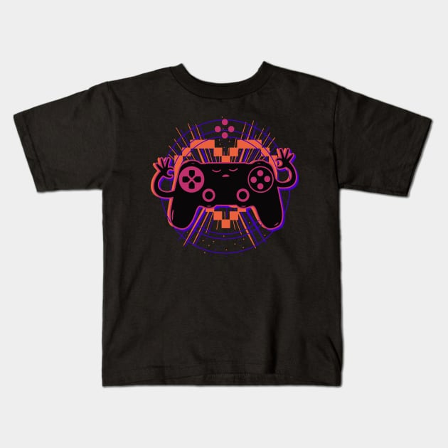 Gamer Control II Kids T-Shirt by sant2